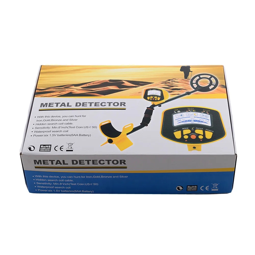 С ЖК-дисплеем Золотой металлический детектор MD-9020C лучший металлоискатель для золота