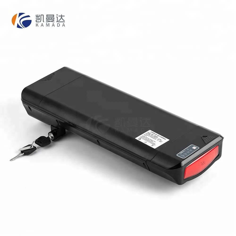 China factory high quality 36v rear rack ebike batteries for electric bicycle 18650 battery