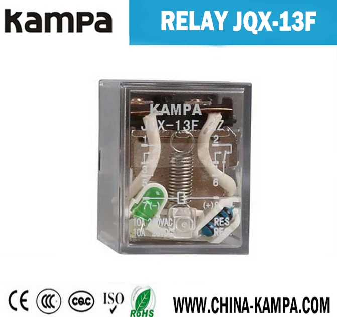 Aexit HHC68A-2Z JQX-13F LY2 DC 24 V-spoel 8-pins DPDT-stroom elektromagnetisch relais