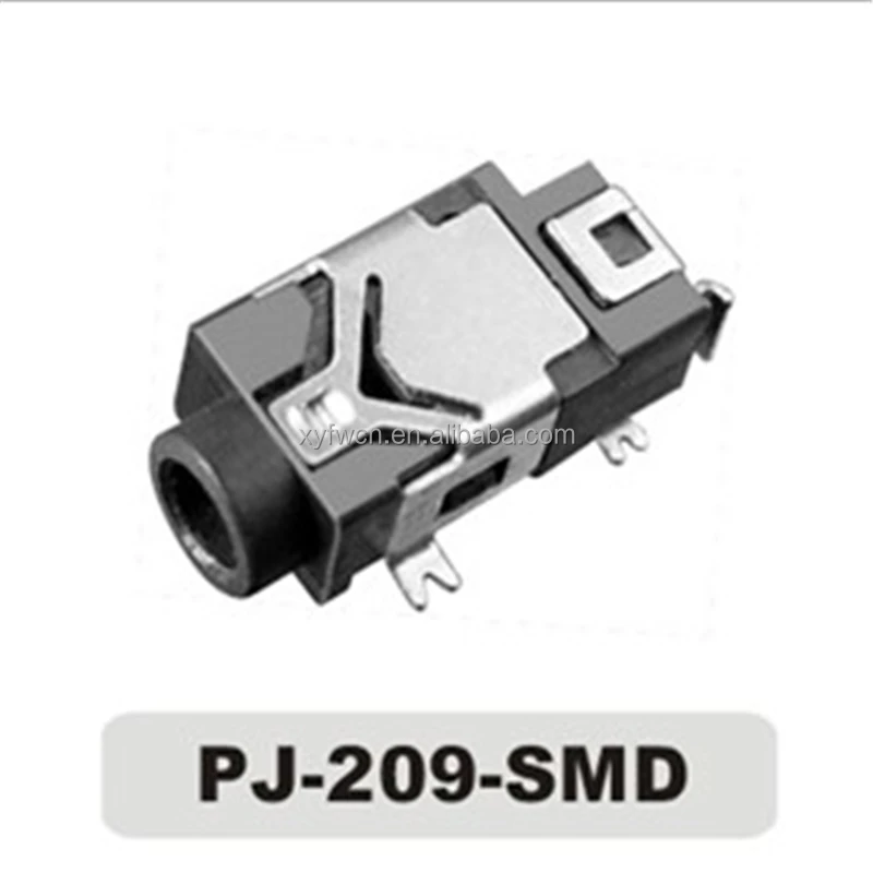 2,5 мм 5-контактный разъем аудио 2,5 мм Smd стерео джек для мобильного телефона