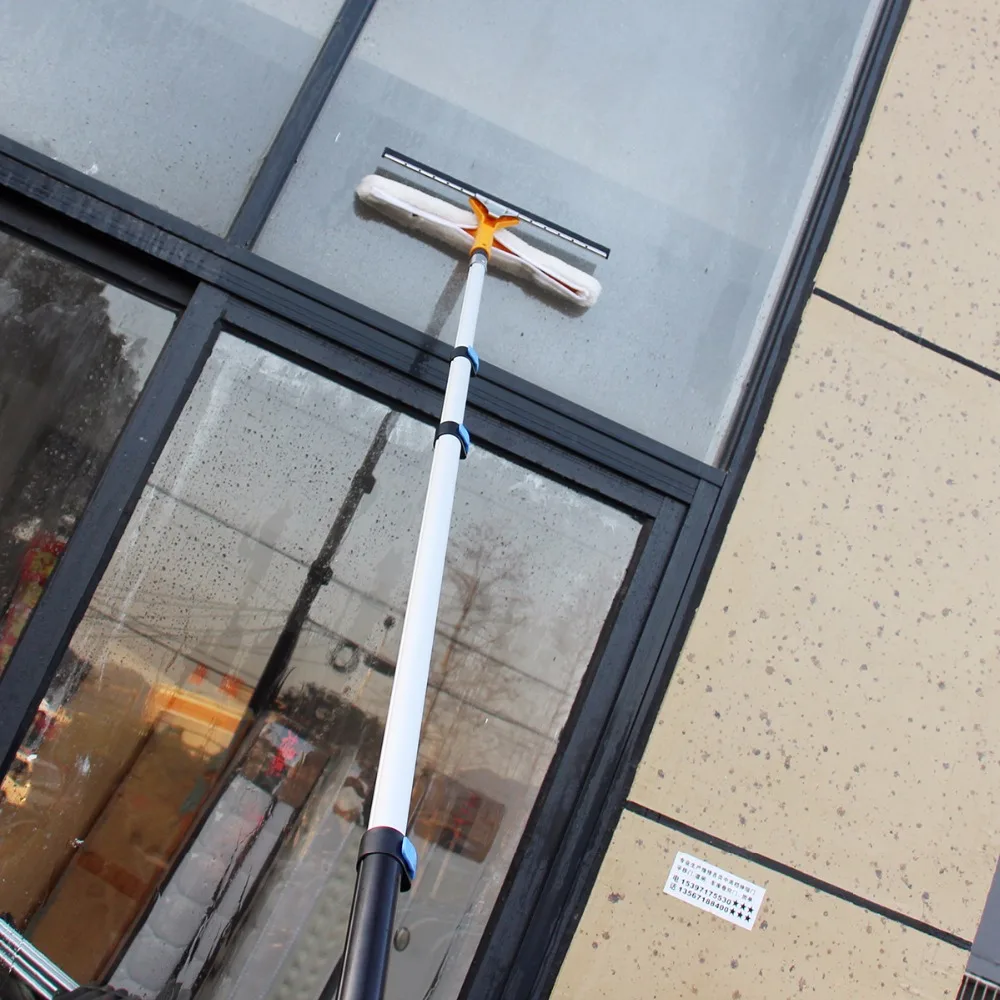 2023  NEW Glass Wiper with Telescopic Long Handle for Window Glass Cleaning Tools
