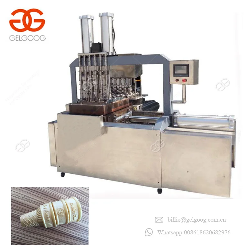 Полностью автоматическая промышленная машина для производства мороженого, снежной вафли, конуса для пиццы, распродажа