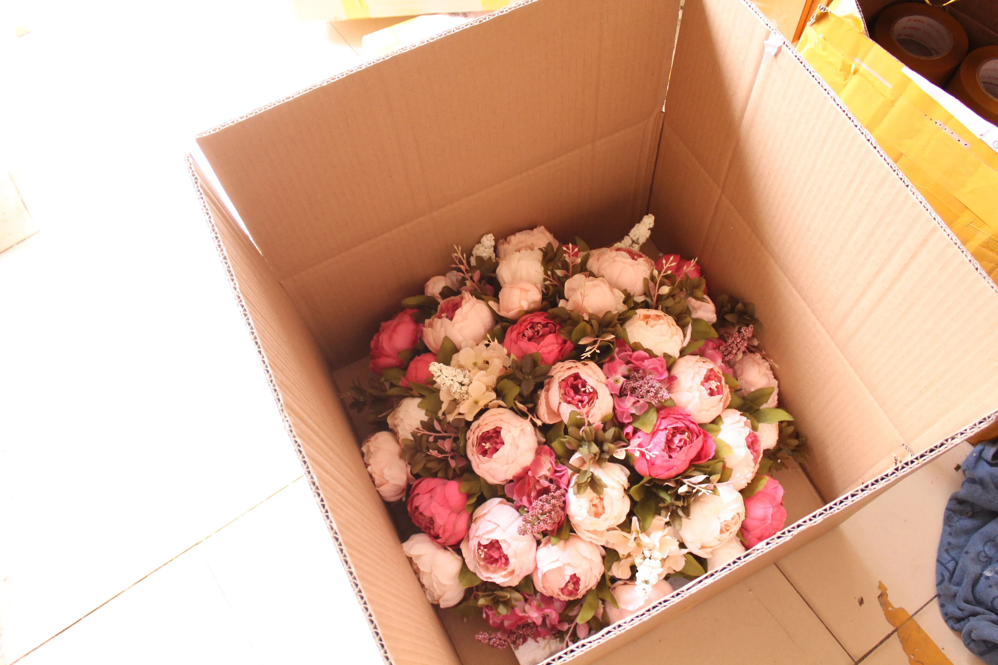 Ifg Amazo Quality Artificial Open Roses Real Touch Latex For Wedding