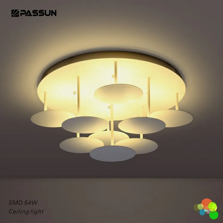Modern Stacked Round Shape Design Decorative Led Wall Light