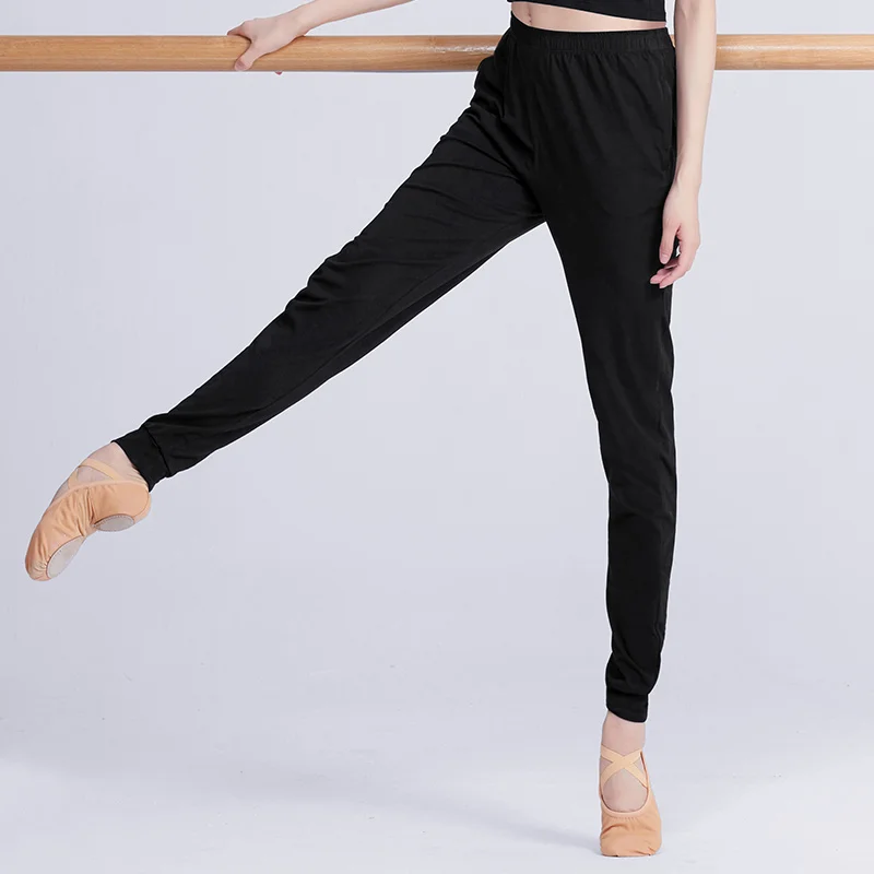 loose 100% cotton dance training trousers