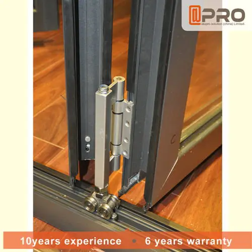 Widest Internal Bifold Doors with Forested Glass Aluminum Fold Roller Magnet Folding Aluminum Doors for Bathroom