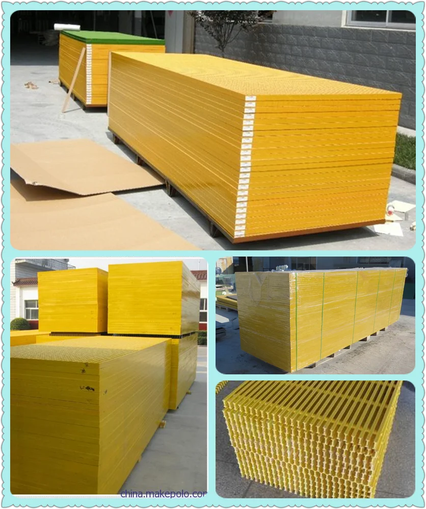 Drain Cover Used Fiberglass Grating For Sale For Construction Materials Customized Manufacturers