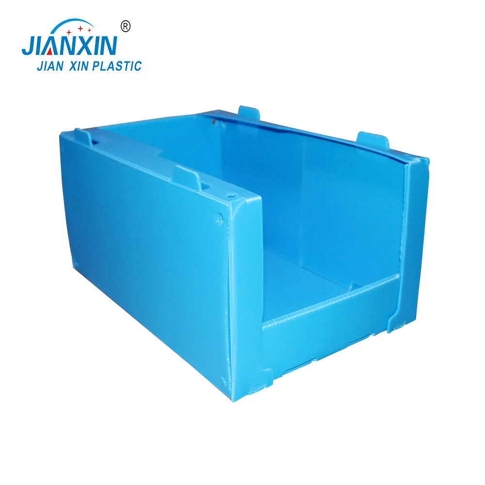 Multi Functional UV or Silk Screen Printing Custom Corrugated Plastic Box Totes/ Trays/containers