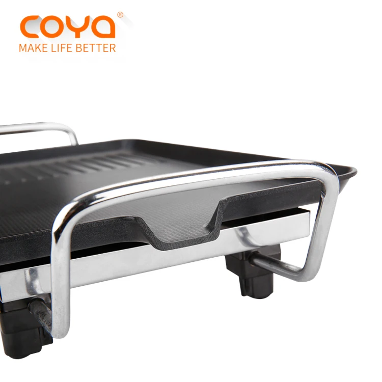 Small Japanese Smokeless Electric Teppanyaki Grill Smart Smokeless Portable Barbecue Bbq