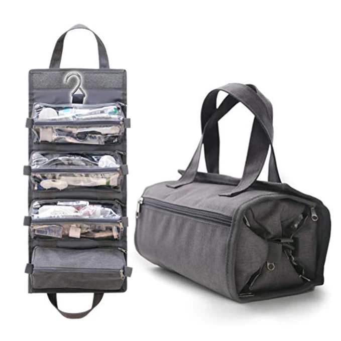 Waterproof 4-in-1 Hanging Toiletry Bag 