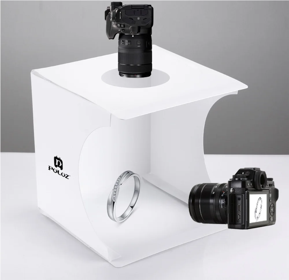 Портативный складной Лайтбокс для фотостудии софтбокс со светодиодной подсветкой iPhone Samsang HTC DSLR-камера