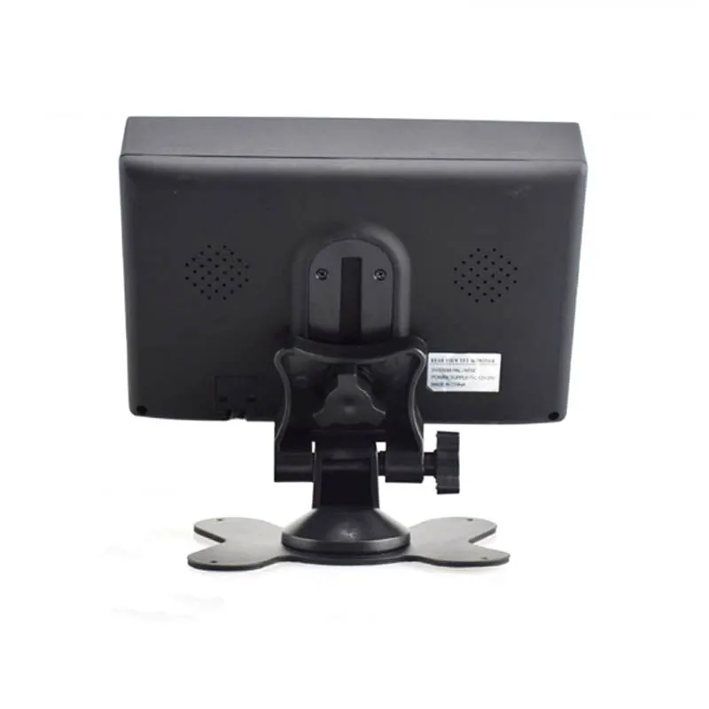 7 Inches TFT LCD Car Headrest Monitor With 2 AV Port Color Car Monitor