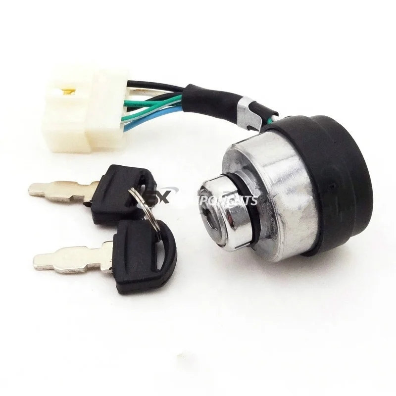 6 Wire on Off Kill Ignition Switch Key  XP4400E XP4400EH XP8500E XP10000E  Dur Max  Gasoline Generator