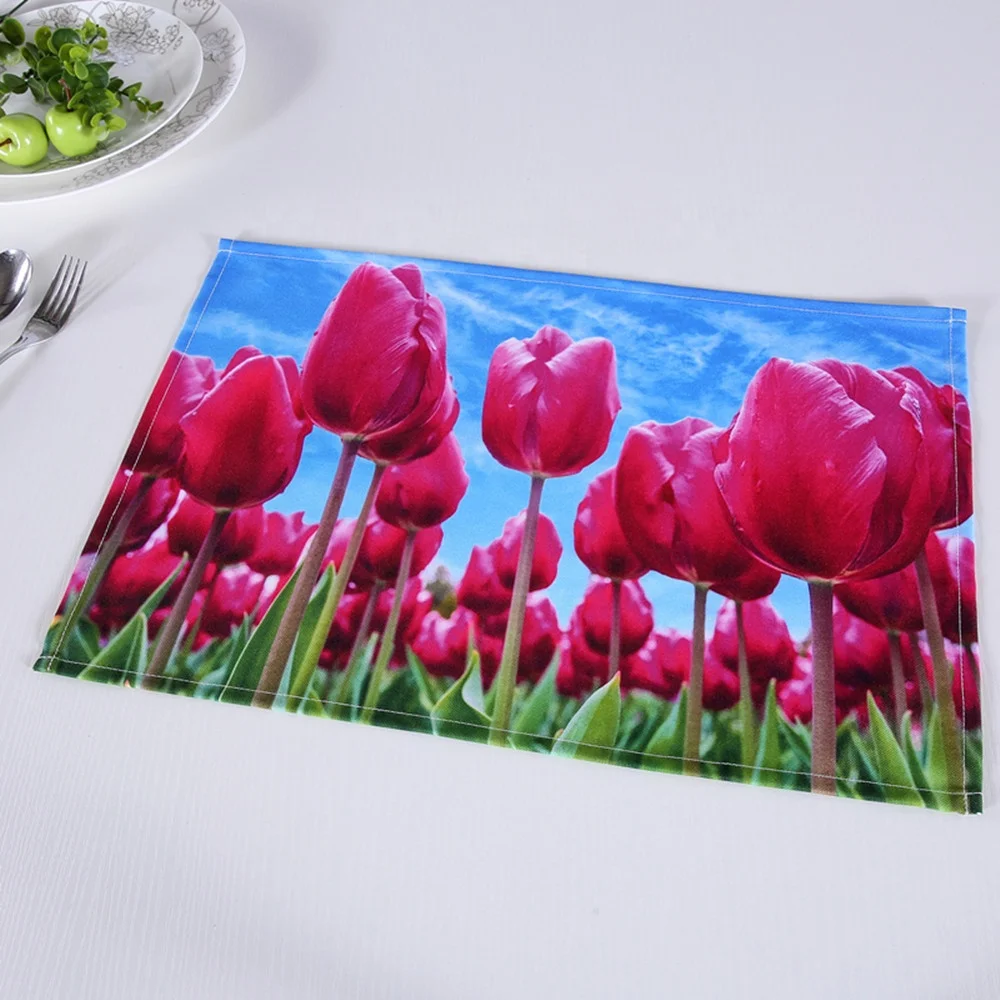 Fruit Design Print Dining Table Mats for Harvest