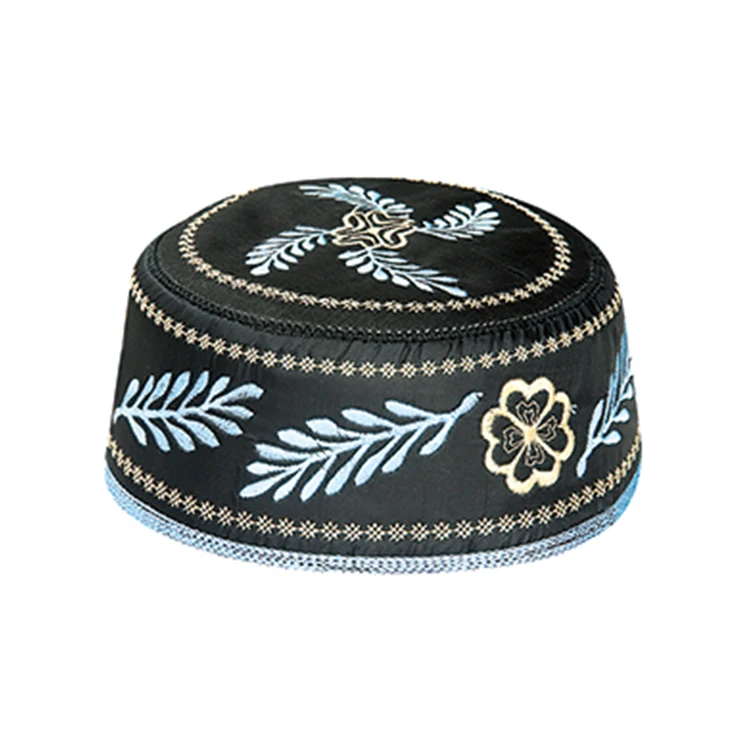 男士男孩非洲伊斯兰穆斯林土耳其 kufi 刺绣象牙帽子 - buy nation of