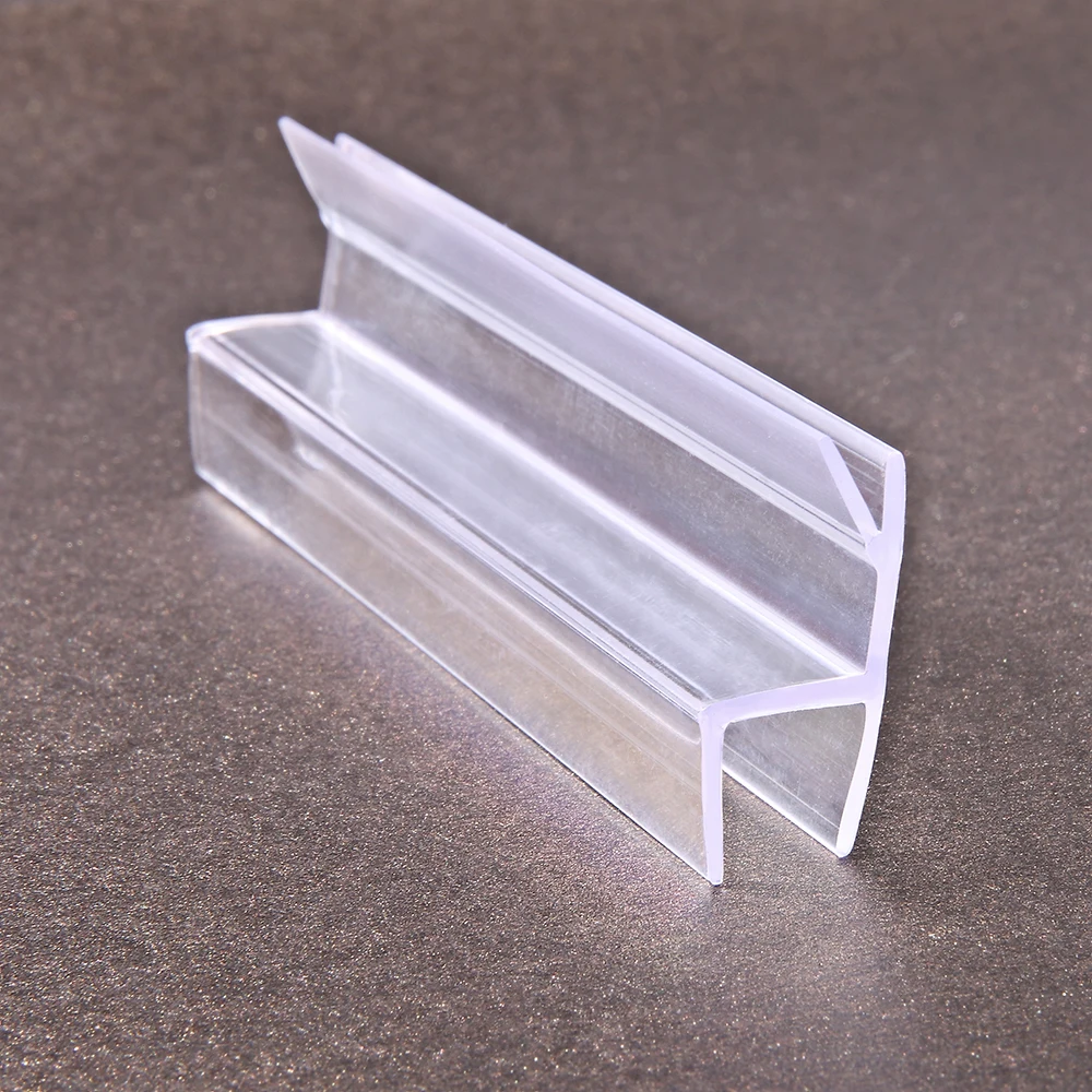 New Popular Bathroom Glass Door Waterproof Weather Seal Strip PVC Anti-corrosion Transparent Strip details