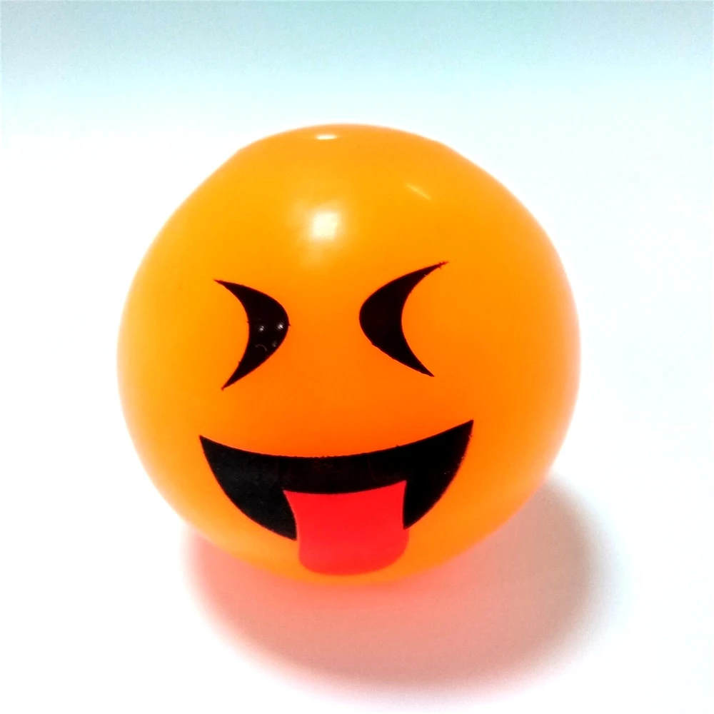 Little Tikes High Bounce Ball Glitter - Yellow Smiley Face Ball