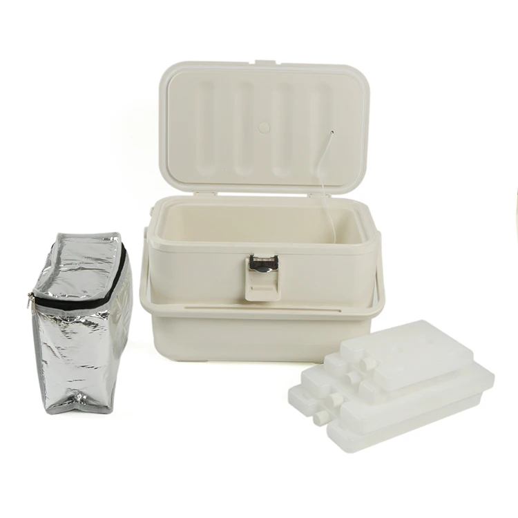 Wholesale Portable Cold Chain Blood Thermal Transport Cooler Box Insulated   Transfer Carrier