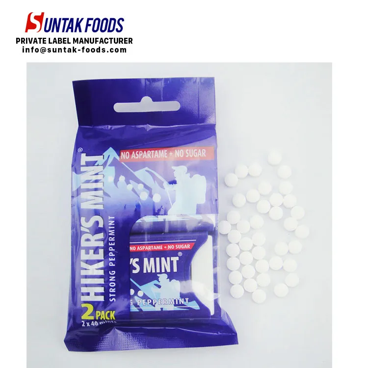 Sugar Free Mints in PP Dispenser
