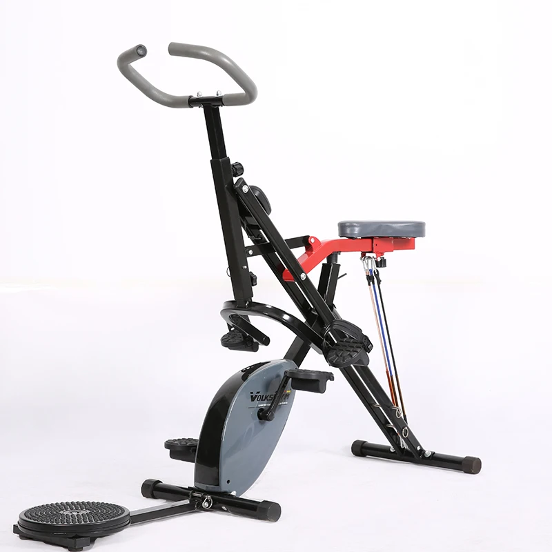
Total Crunch 3 in 1 Horse Rider with belt Resistance and Stationary Exercise Pedal Bike and waist twister 