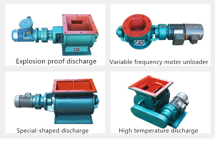 Buhler Rotary Valve Air Lock For Flour Mill Rotary Air Sluice 304