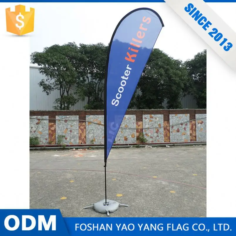 Alibaba Оптовая Пользовательские Ваш Собственный Дизайн Открытый Teardrop Флаг