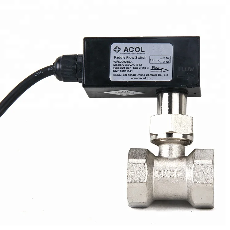 Automatic Paddle Flow Brass Water Flow Switch