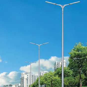 6m Street Lamp Post/ Round Street Lighting Pole - Buy Carbon Steel ...