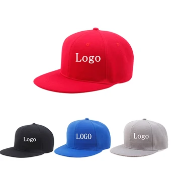 High Quality Custom Design 6 Panel Snapback Cap Custom Logo 5 Panel Snapback Hat Black With 3D Embroidery Men Hip Hop Cap