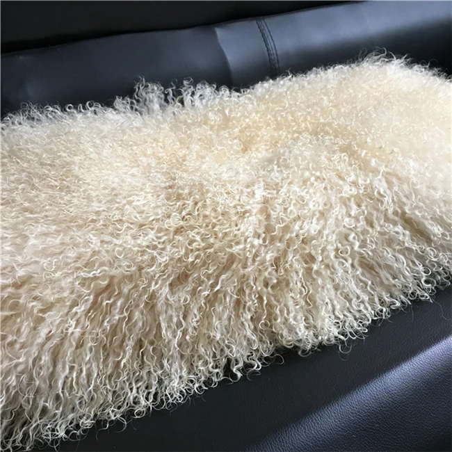Genuine Tibetan Trendy Sheepskin Long Hair Mongolian Fur Rug - Buy ...