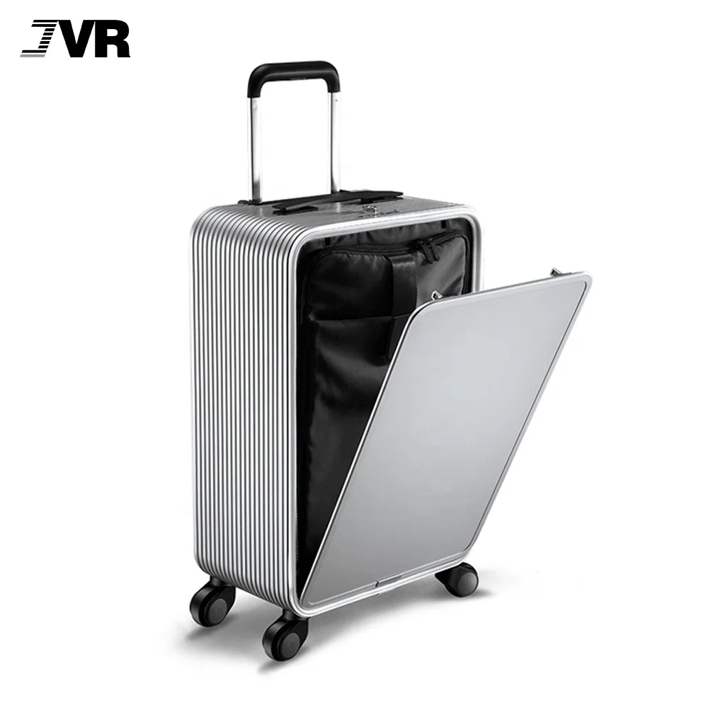 JVR 2020 полностью алюминиевый чемодан на колесиках для ручной клади 20 дюймов