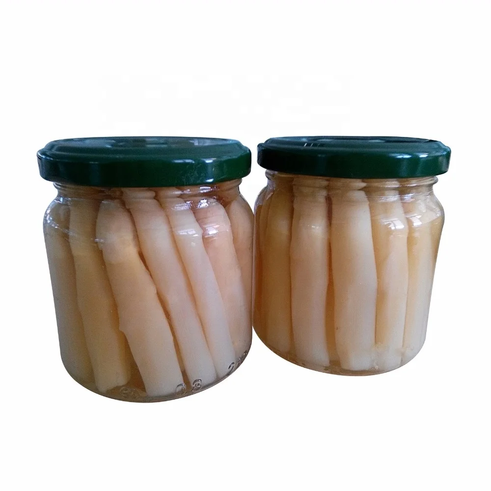 Canned white Asparagus