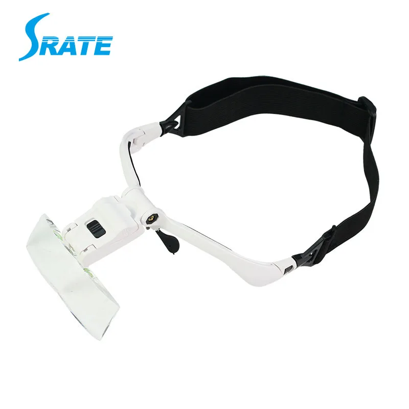 Magnifying glass led eyelash extension Loupe Lens Repair glasses magnifier 1.0X/1.5X/2.0X/2.5X/3.5X