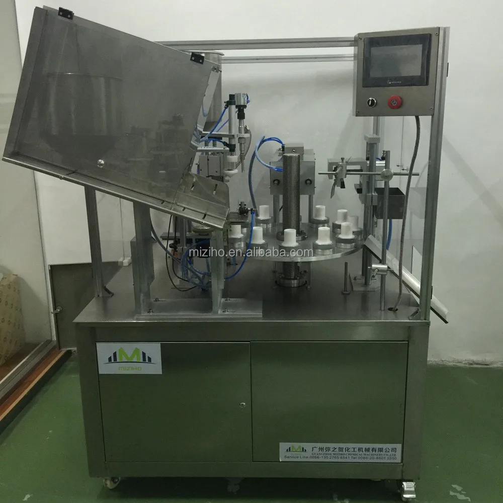 MZH-T автоматическая ультразвуковая машина для наполнения и запайки зубная паста крем рук масло волос
