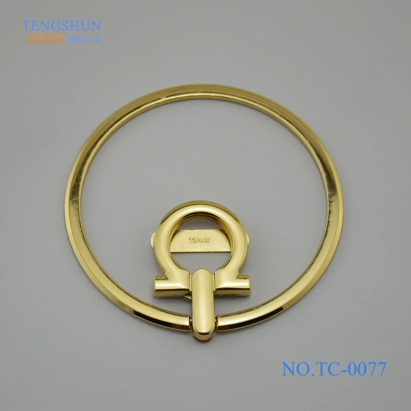 Custom Metal Handbag Decorative Handle Wholesale Zinc Alloy for Handbags High Quality Fittings Purse