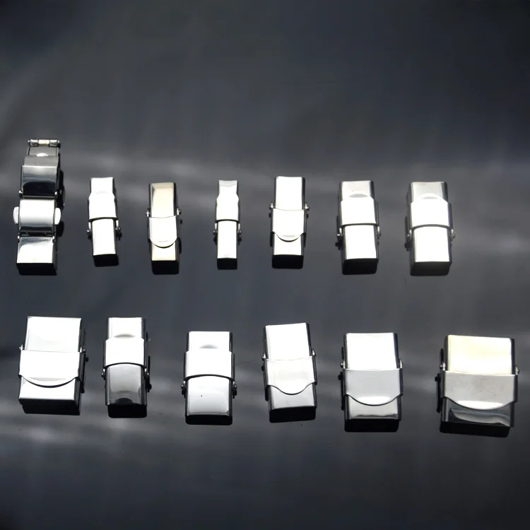 
Оптовая продажа, Ювелирная фурнитура BX993 из нержавеющей стали, безопасная Пряжка для кожаного шнура, браслета, застежка-бабочка 