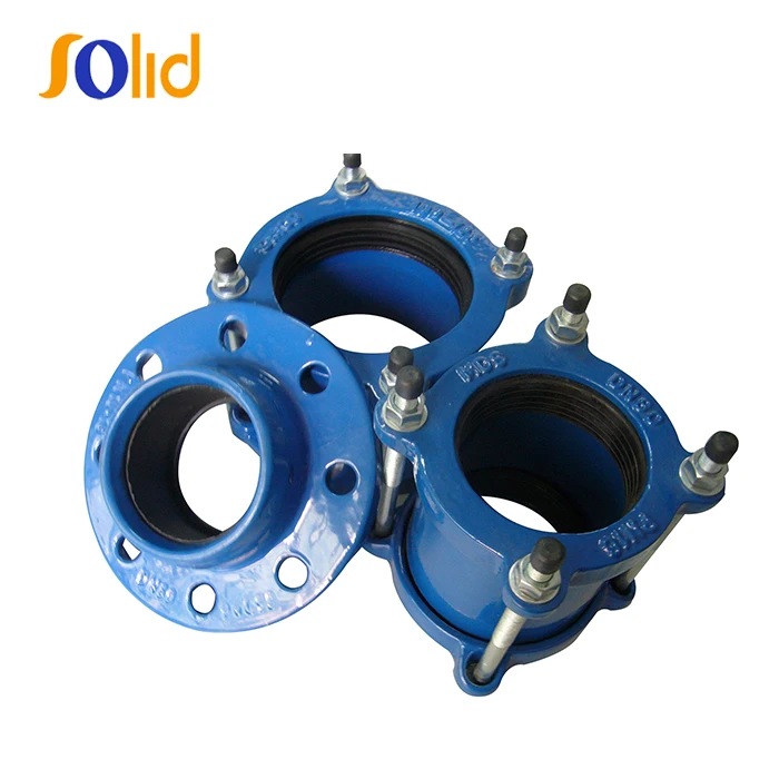 Ductile Iron Universal Flange Adaptor and Universal Coupling for DI/PVC pipe