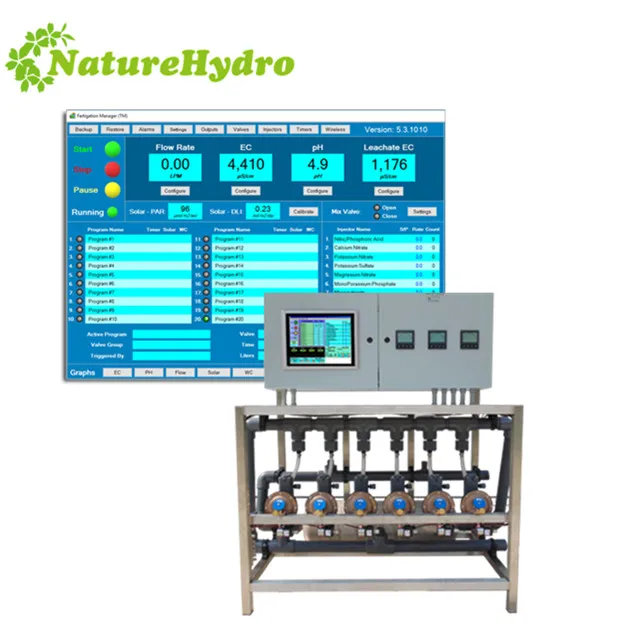 Automatic Hydroponic Fertilizer Injection System