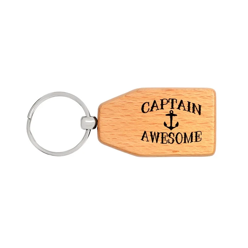 Деревянный брелок с логотипом на заказ/деревянный для