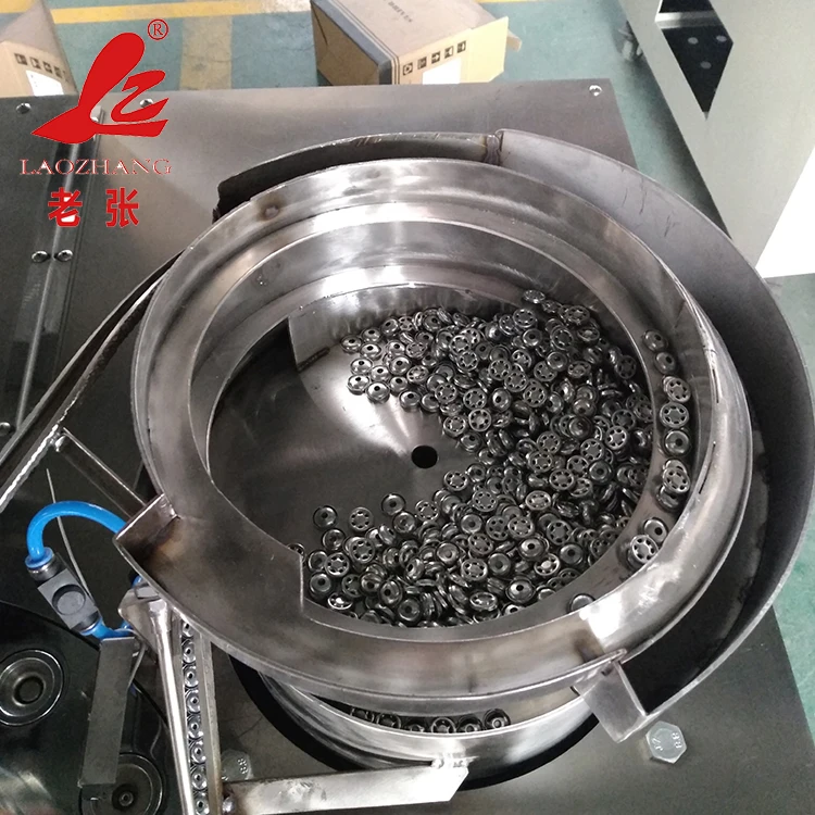 Automatic Fabric Covered Button Making Machine for Upholstery Cloth Button