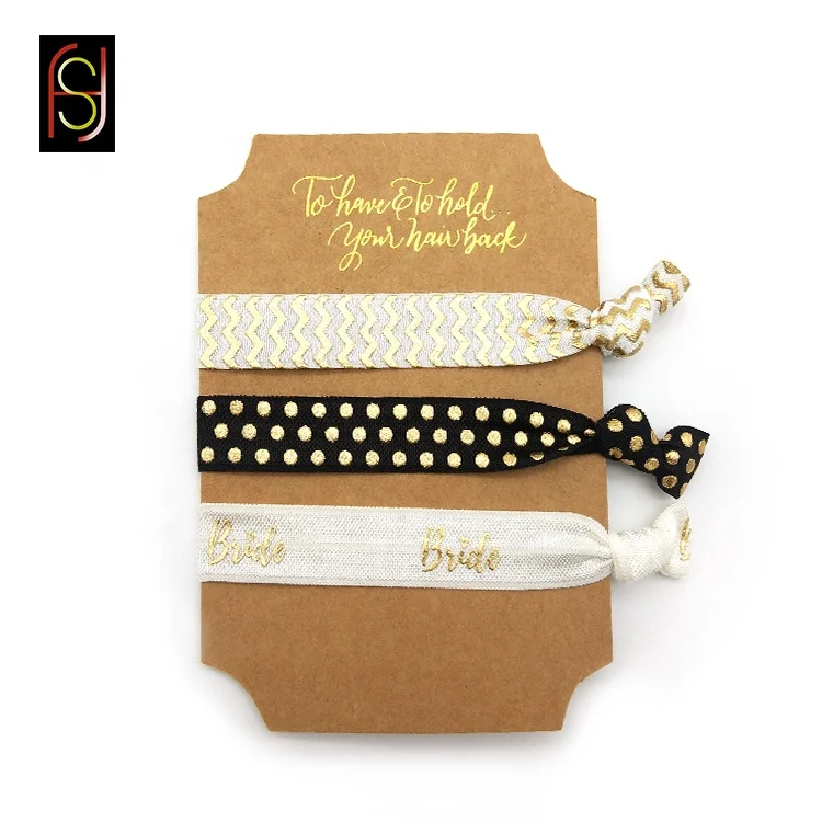 
Оптовая продажа эластичных резинок для волос с принтом логотипа на заказ 