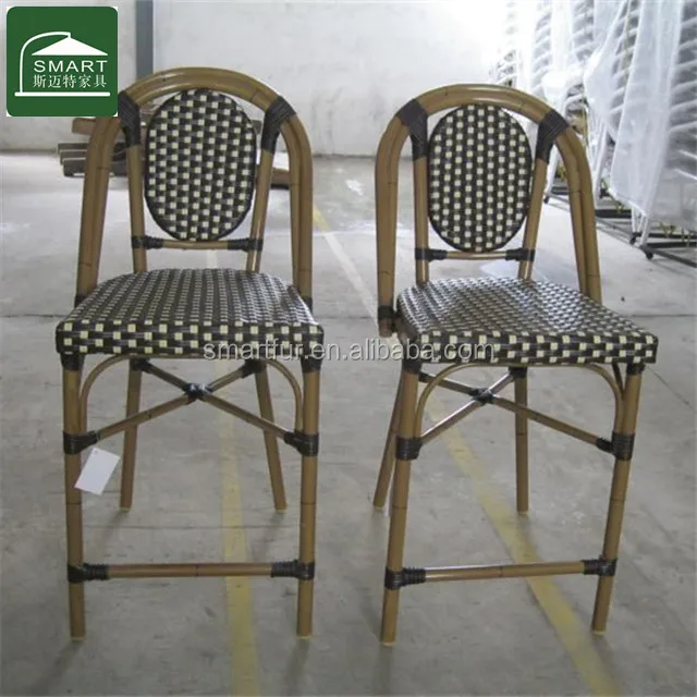Outdoor Cheap Wicker Rattan Bar Stool Outdoor Patio Furniture Rattan