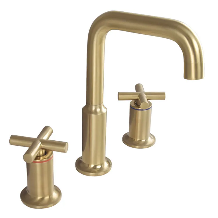 FZHLR Einhebelmischer Für Spüle – Antik-Messing-Design Mit 3 Wegen & Filter, Heiß/Kaltwasser