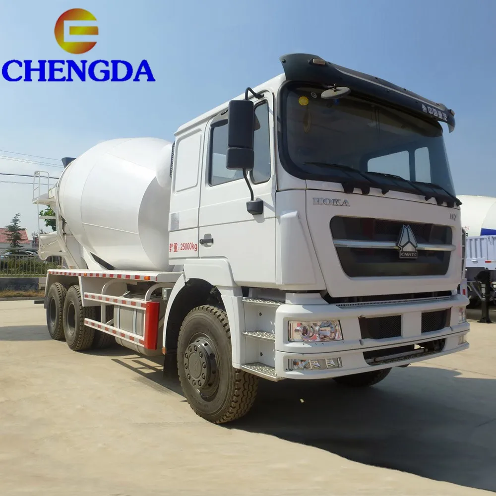 New Sinotruk Howo Used Volumetric Concrete Cement Mixer Truck With Pump
