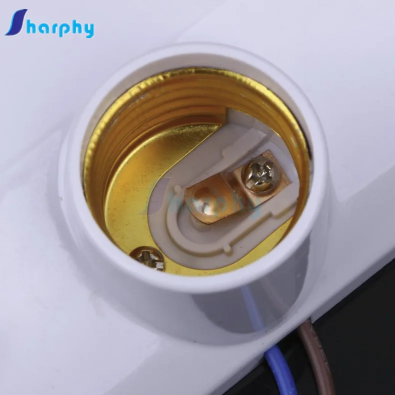 E27 220V Automatic Light Lamp Holder with Infrared Motion Sensor Human Body Induction Lamp Switch Electronic Accessory