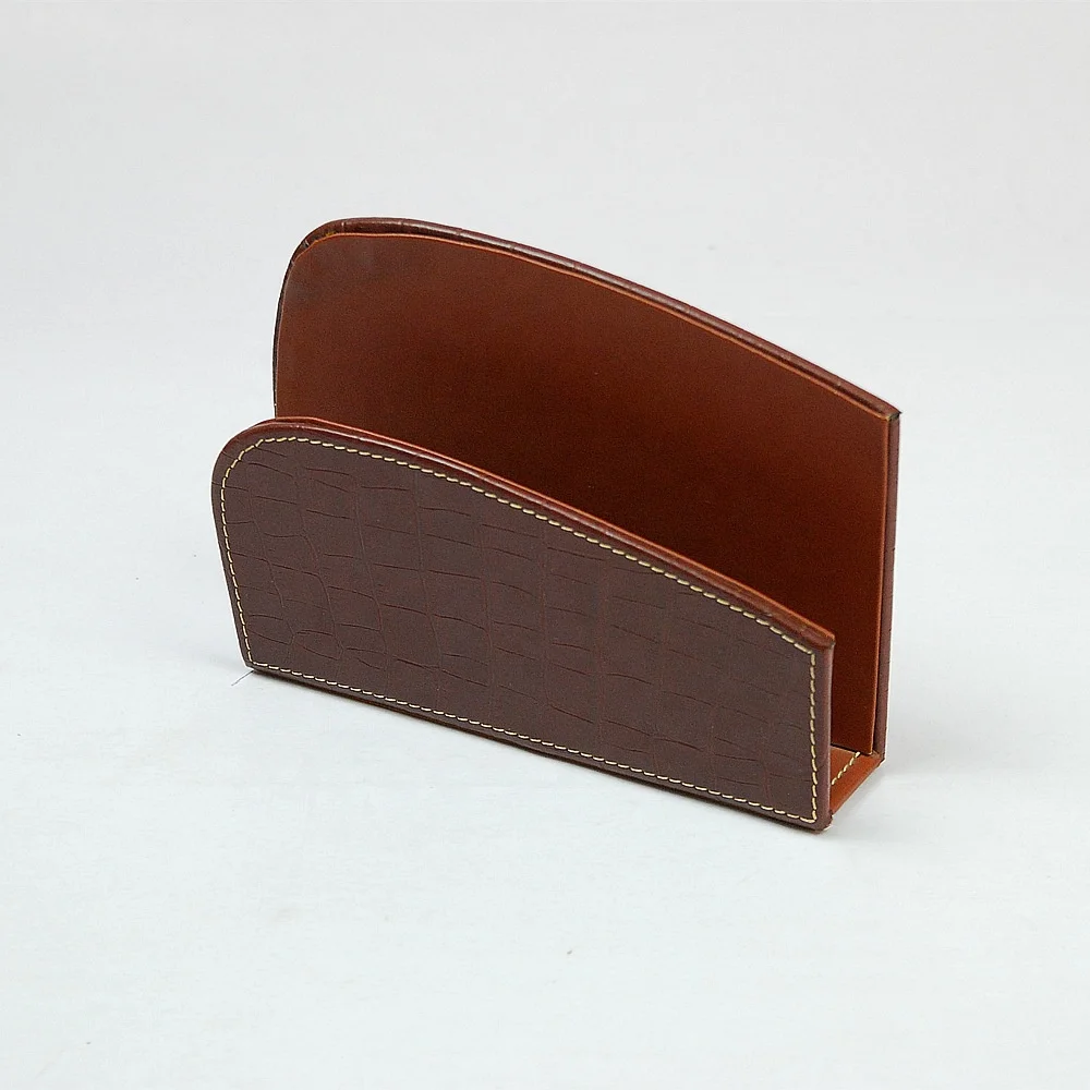 
PU кожаный Настольный Card Pen держатель пенал школьные принадлежности Папка-регистратор коллекции канцелярских принадлежностей организатор 