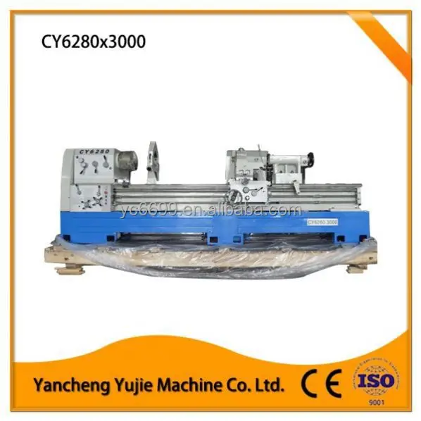 
 CY6280 Центровая длина 2000 мм 165 мм шпиндель отверстие токарный станок  