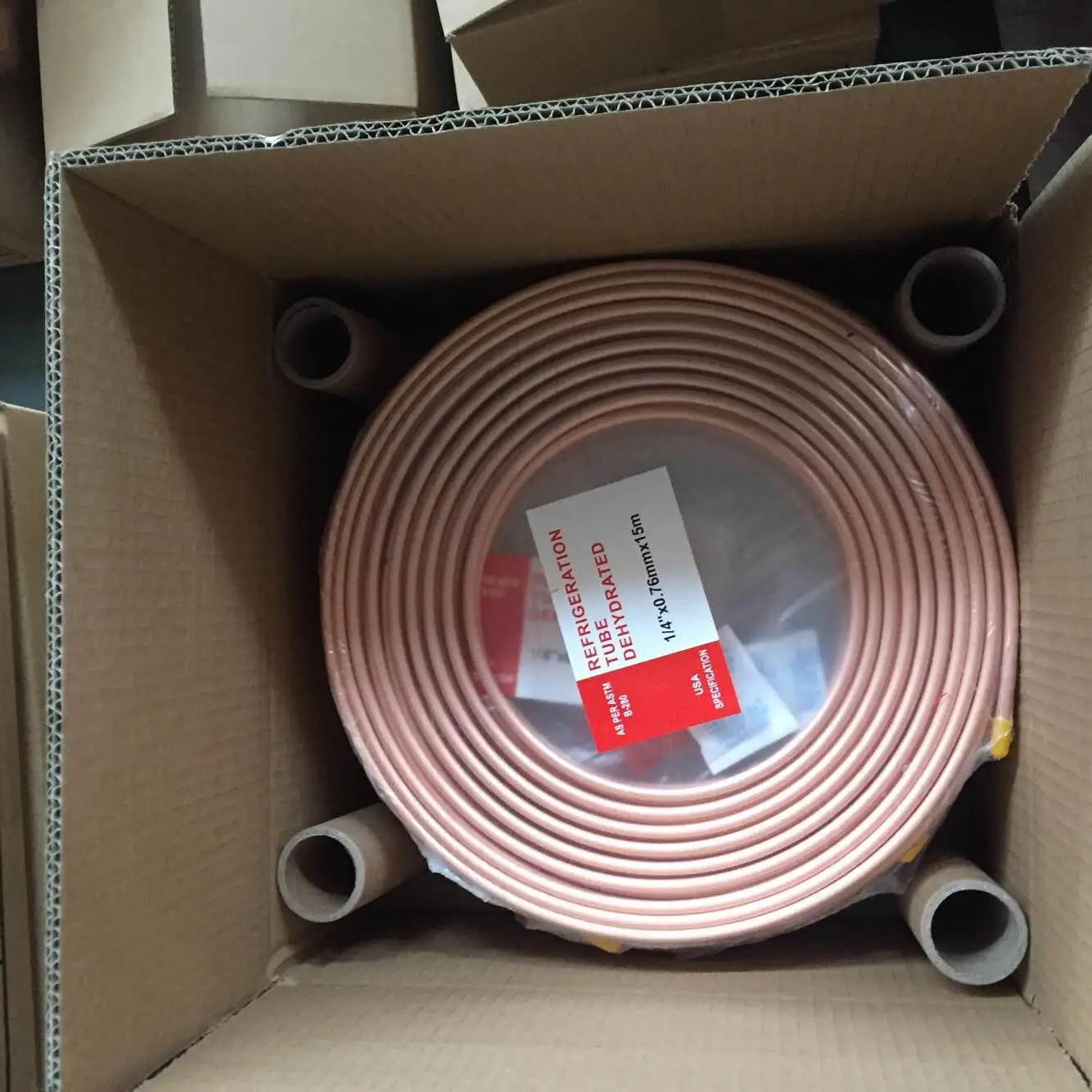 high quality copper tube,Refrigeration tubes ,15M Pancake Coil Copper Pipe ASTM B280