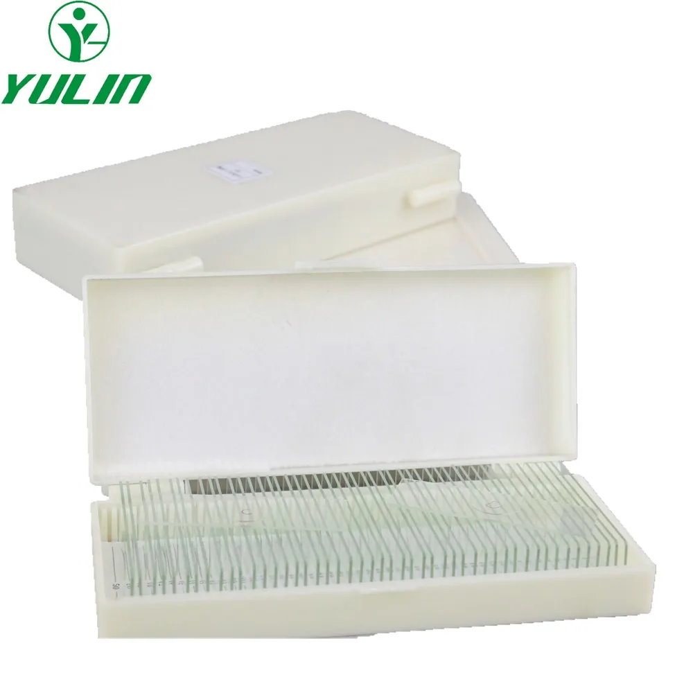 Prepared Microscope Slides Scicalife Glass Slide Cases, 50pcs
