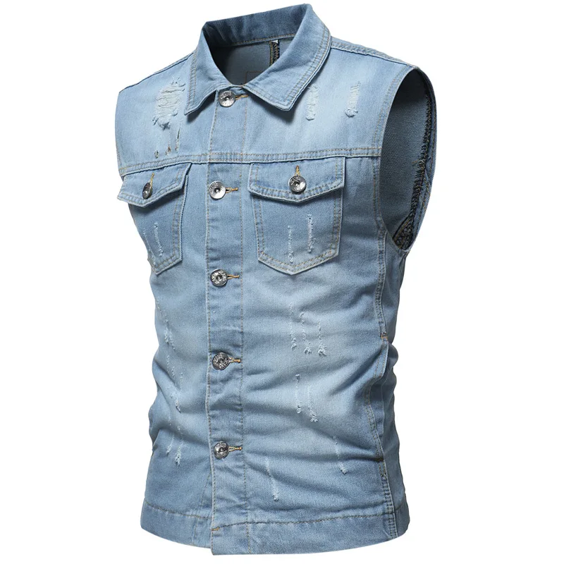 sleeveless jacket jeans